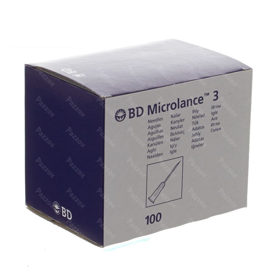 Bd Microlance 3 Aig.21g 1 1/2 Rb 0,8x40mm Vert 100