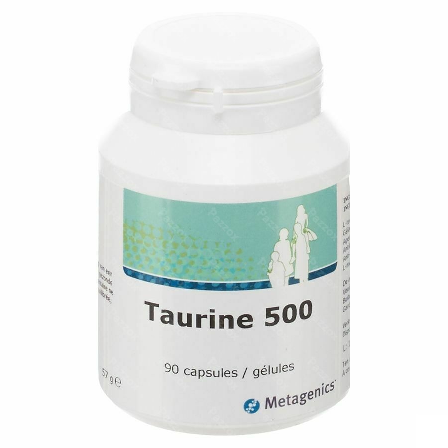 Taurine Caps 90x 500mg Metagenics