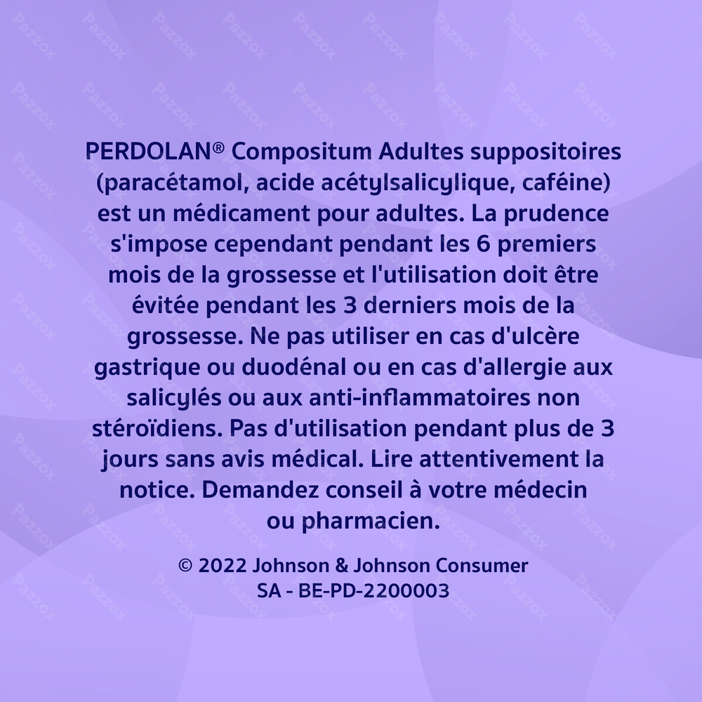 Perdolan Compositum 12 Suppo's 