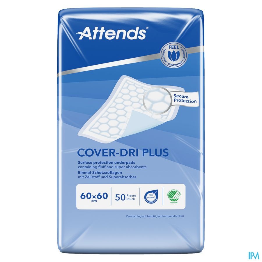 Attends Cover Dri Plus Onderleg 60x 60cm 1x50