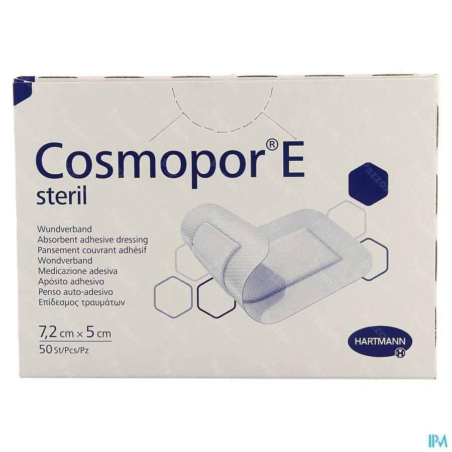 Cosmopor E Latexfree 7,2x5cm 50 P/s
