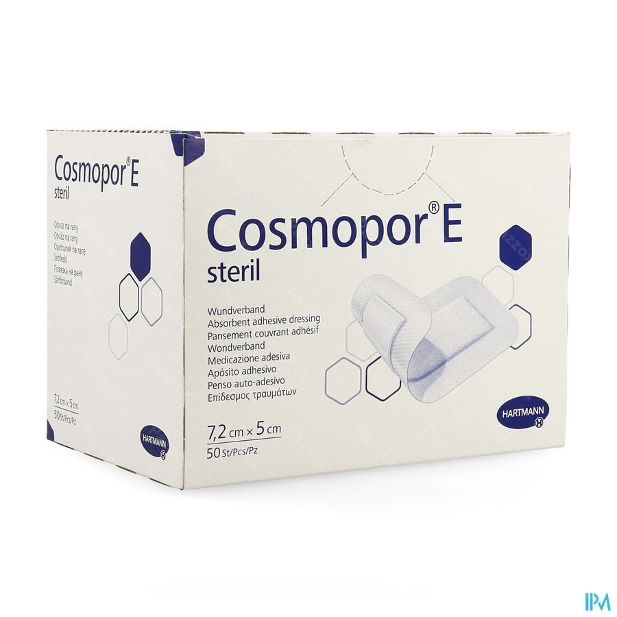 Cosmopor E Latexfree 7,2x5cm 50 P/s