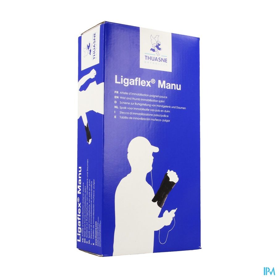 Ligaflex Manu Pols Links Zwart T3