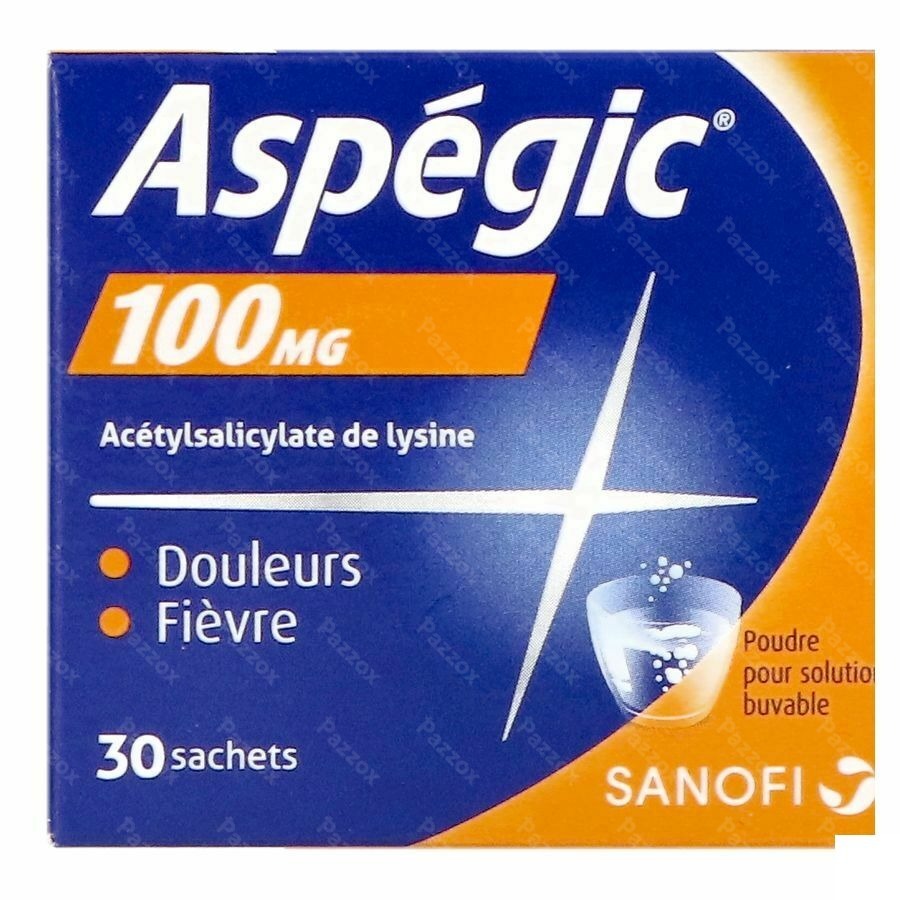Aspegic 100 Pulv 30x 100mg