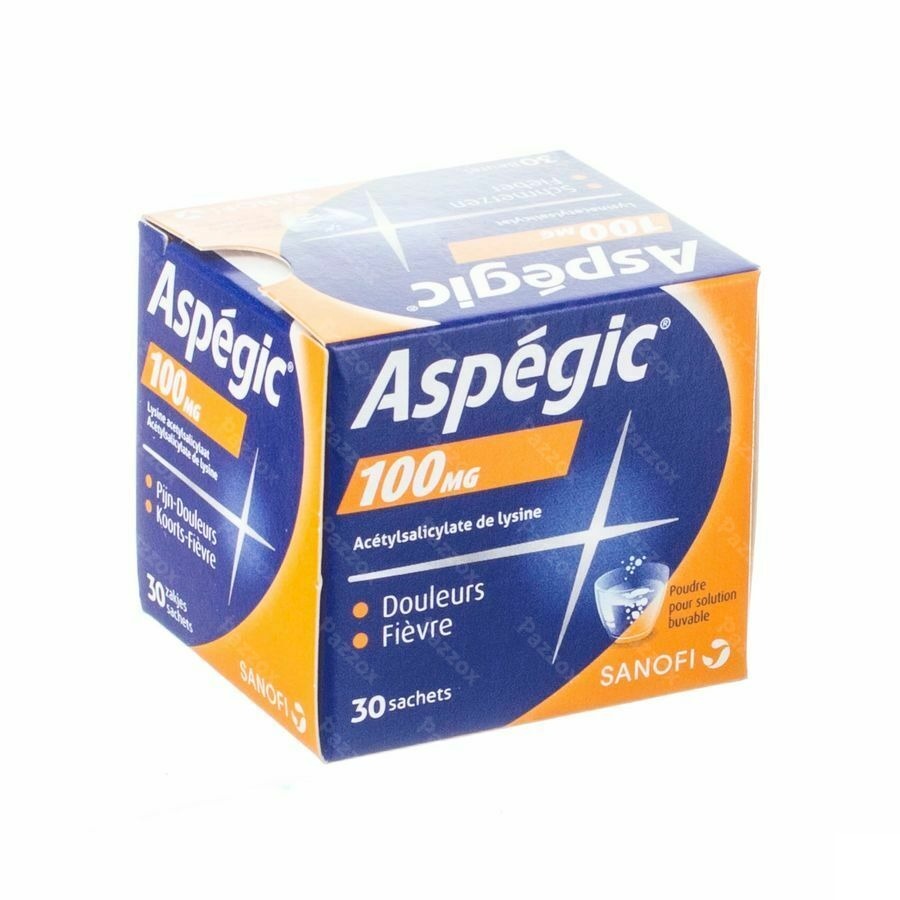 Aspegic 100 Pulv 30x 100mg