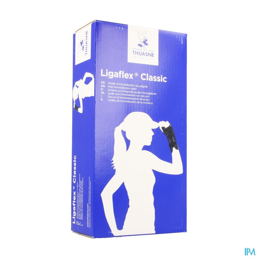 Thuasne Ligaflex Class. Pols Links Zwart T1 243502