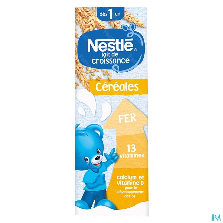 Nestle Lait de Croissance 1+ Céréales Bébé 1+ An 1L
