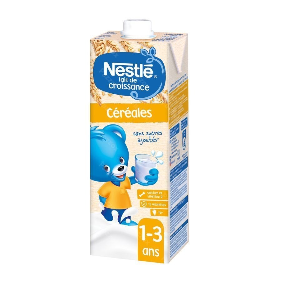 Nestle Lait de Croissance 1+ Céréales Bébé 1+ An 1L