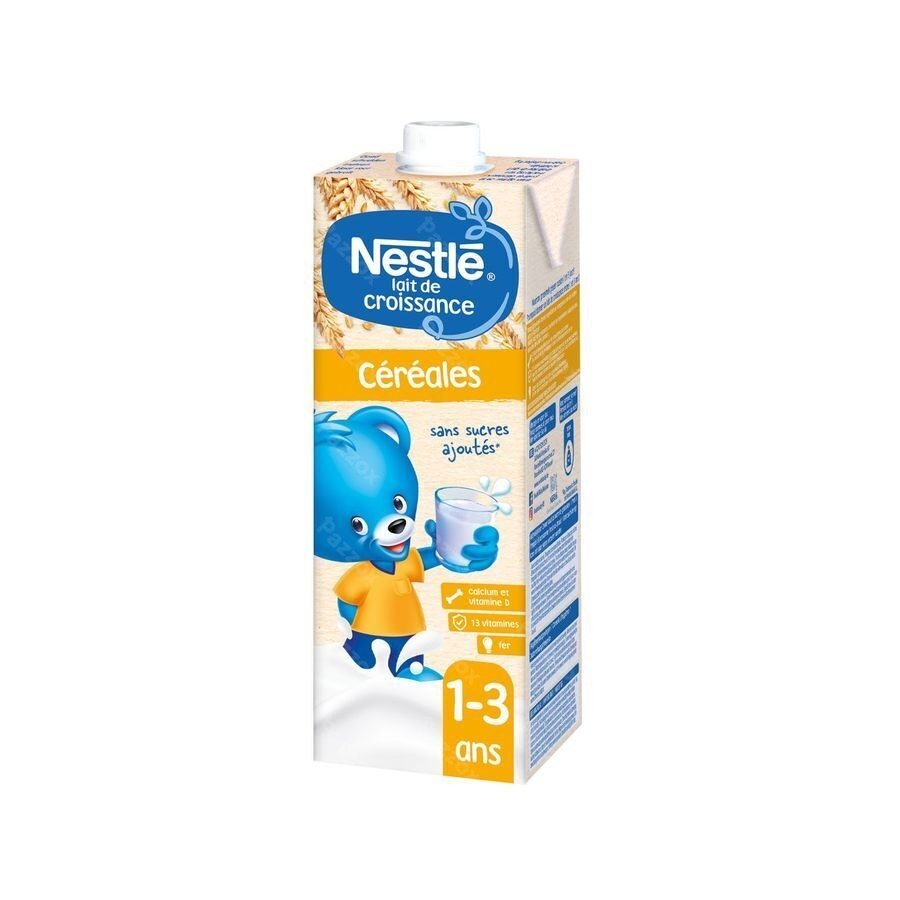 Nestle Lait de Croissance 1+ Céréales Bébé 1+ An 1L