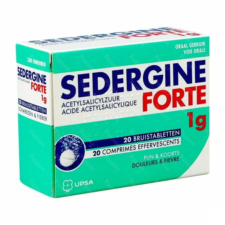 Sedergine Forte 1g Comp Efferv. 20