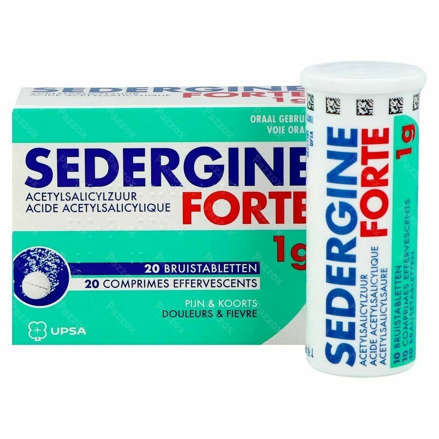 Sedergine Forte 1g Comp Efferv. 20