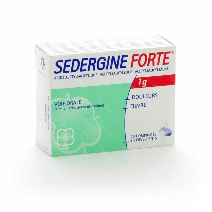 Sedergine Forte 1g Comp Efferv. 20