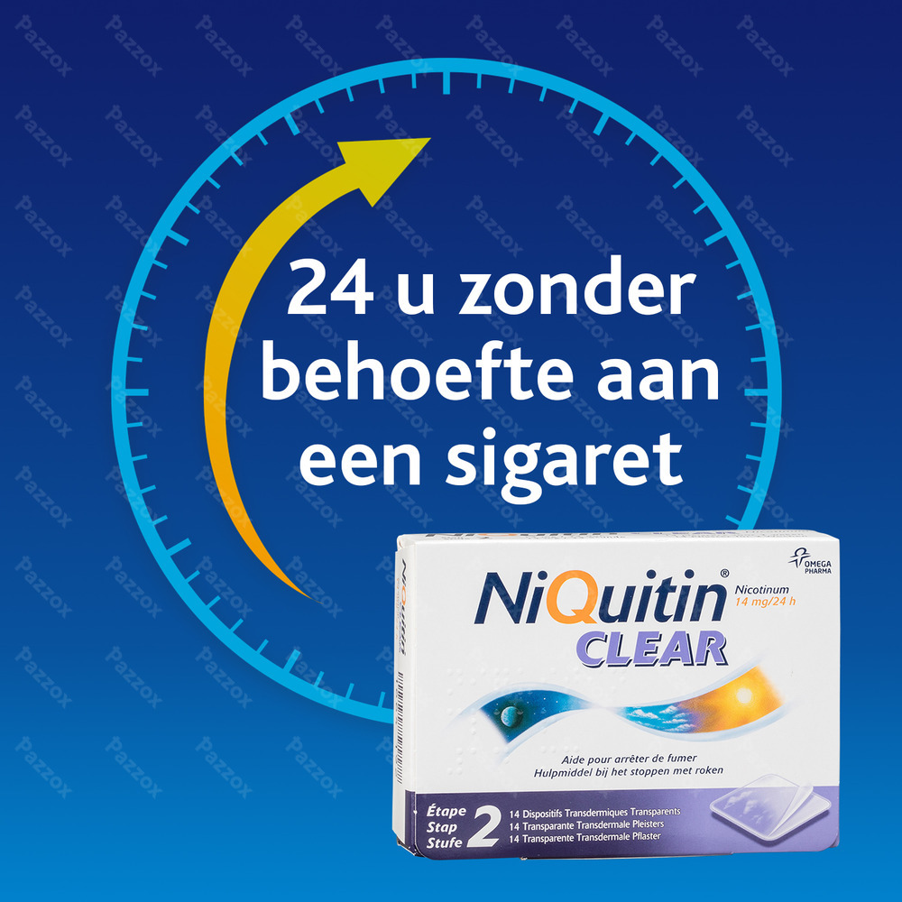 Niquitin Clear Patches 14 X 14mg