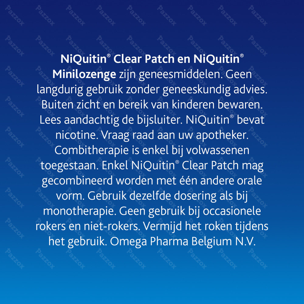 Niquitin Clear Patches 14 X 14mg