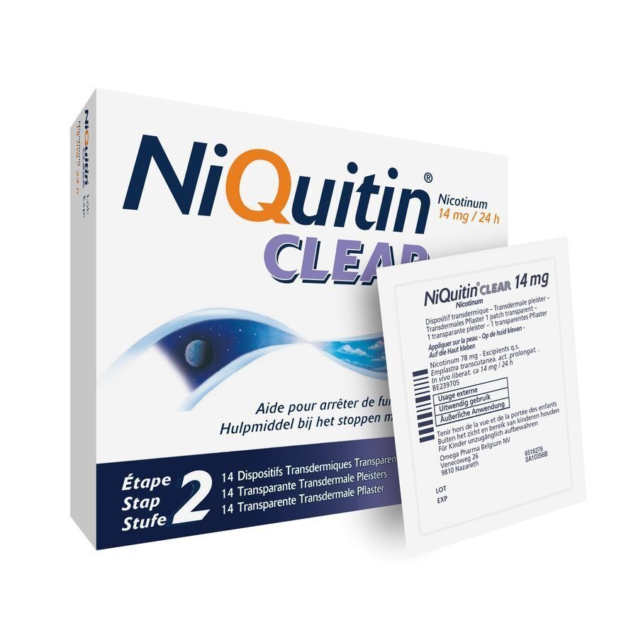 Niquitin Clear Patches 14 X 14mg