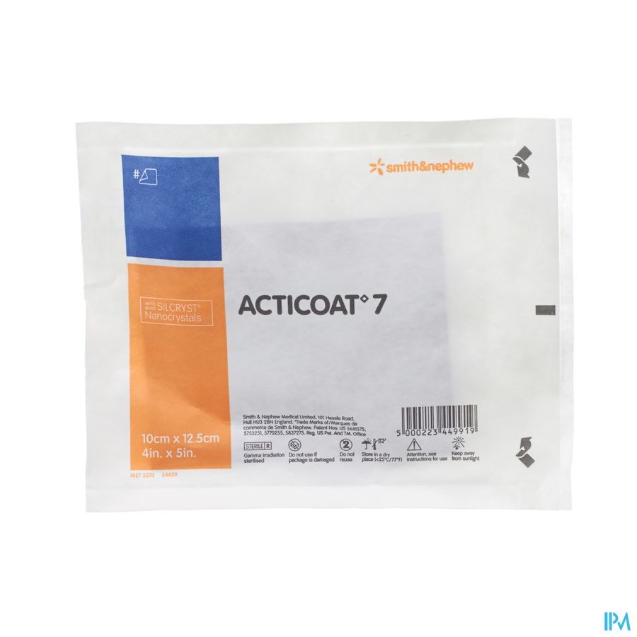 Acticoat 7 Pans Individuel 10x12,5cm 66000796