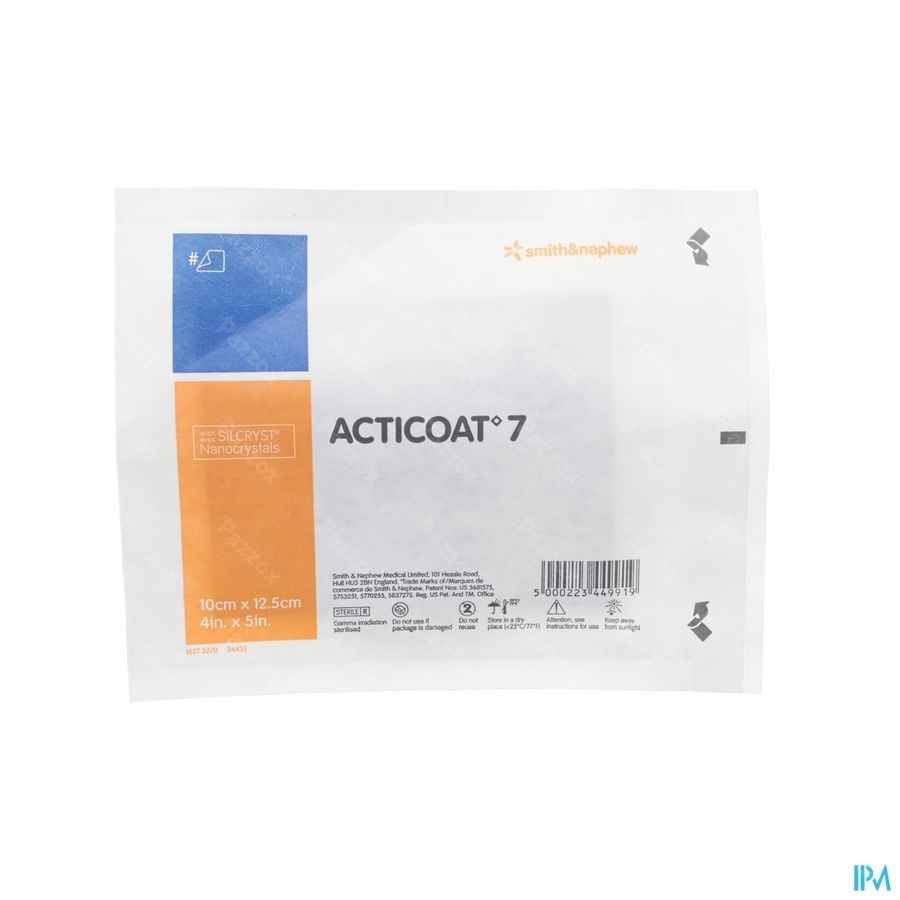 Acticoat 7 Pans Individuel 10x12,5cm 66000796