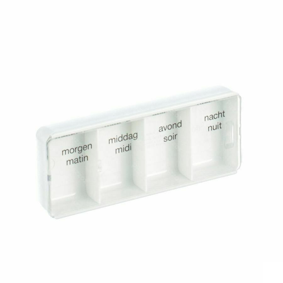 Boite Medicaments 4 Parts Plastique Pontos
