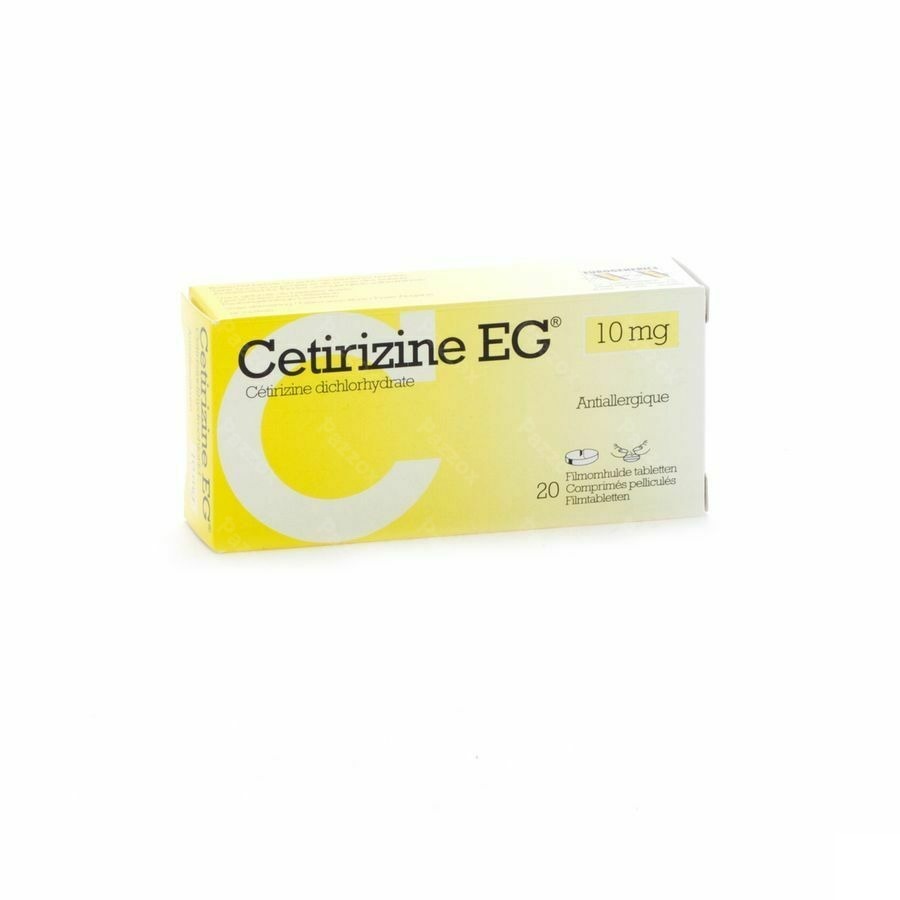 Cetirizine EG 10mg 20 Tabletten
