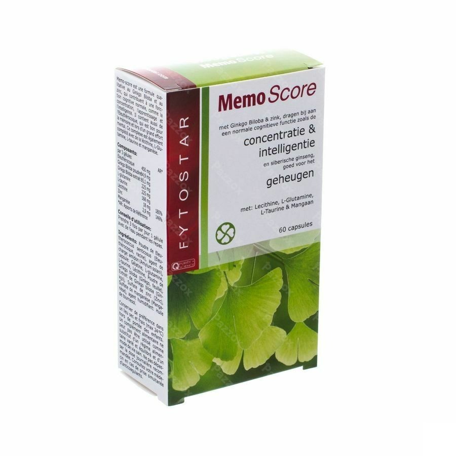 Biostar Memo-score Plantaardig Caps 60x535mg