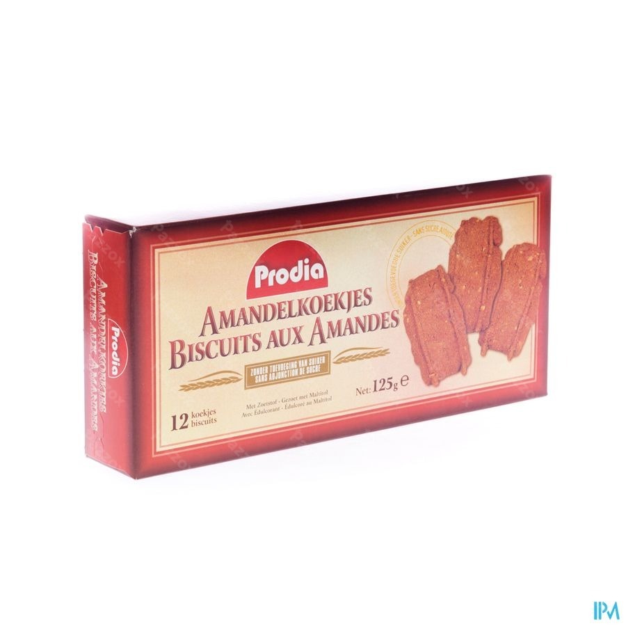 Prodia Biscuit Amand+edulc. Malt.125g 6008 Revogan
