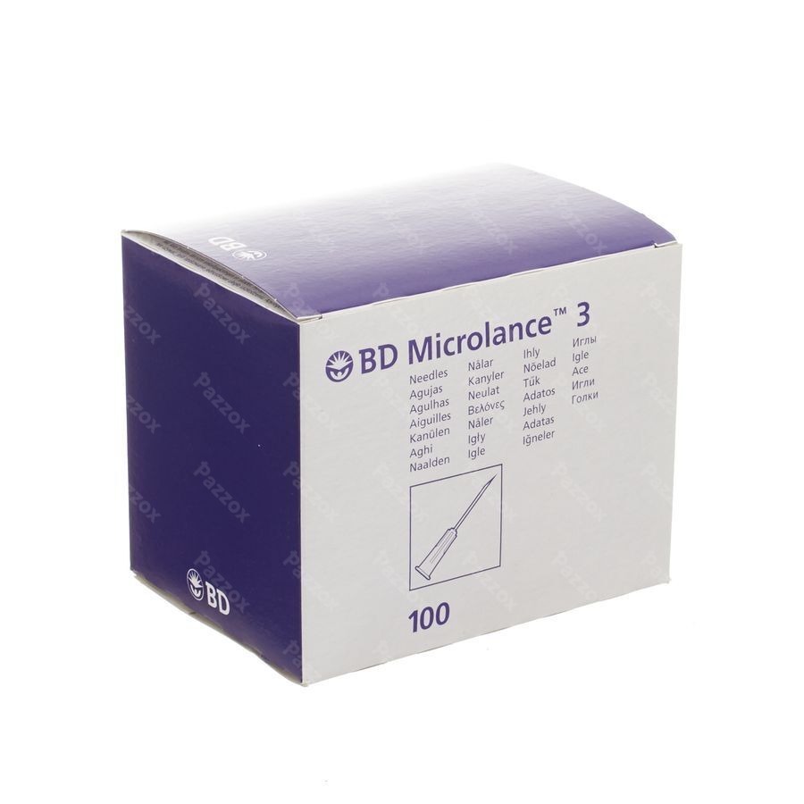 Bd Microlance 3 Aig.22g 1 1/2 Rb 0,7x40mm Noir 100