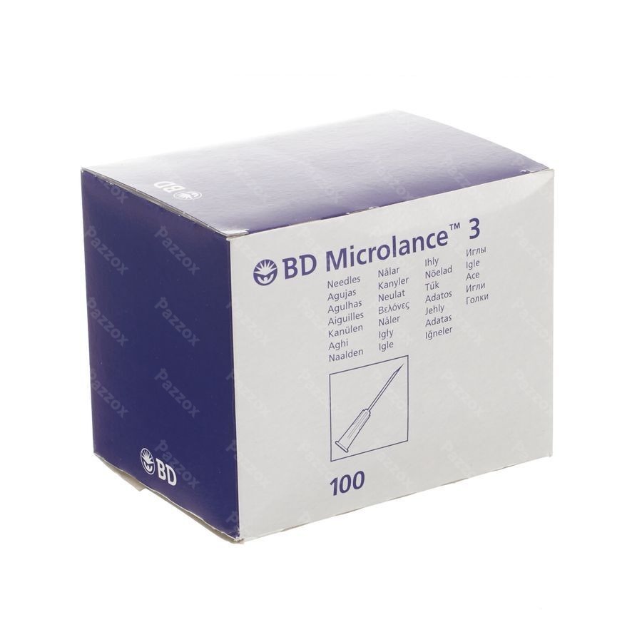Bd Microlance 3 Nld 19g 1 1/2 Rb 1,1mm 40mm Cr 100