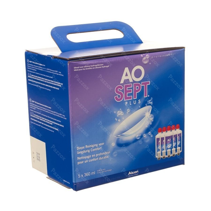 Aosept Plus Pack 6 Mois 5x360ml