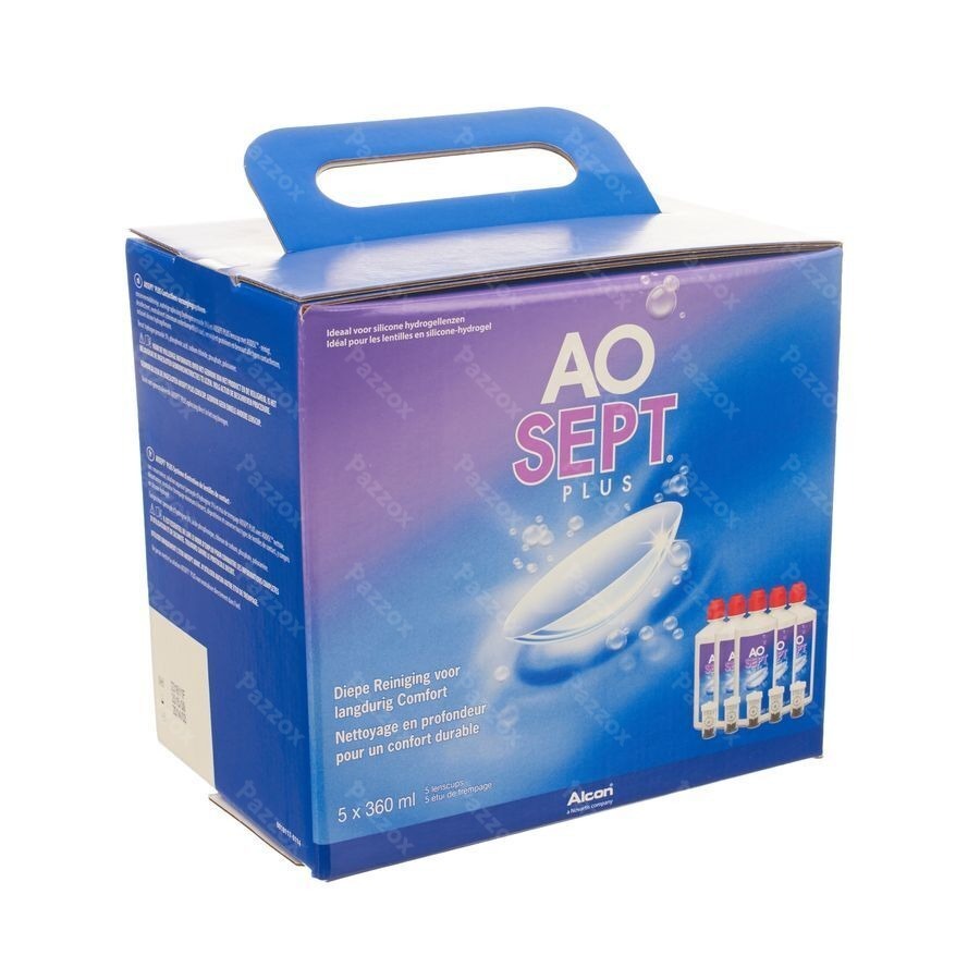 Aosept Plus Pack 6 Mois 5x360ml