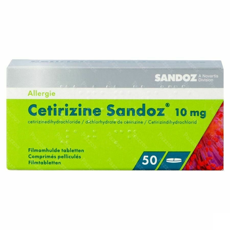 Cetisandoz Sandoz Comp 50 X 10mg