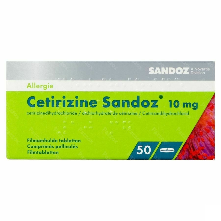 Cetisandoz Sandoz Comp 50 X 10mg