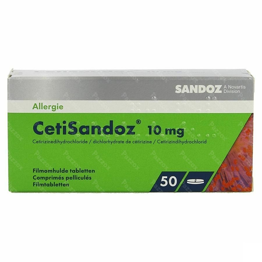 Cetisandoz Sandoz Comp 50 X 10mg