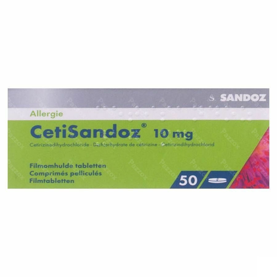 Cetisandoz Sandoz Comp 50 X 10mg