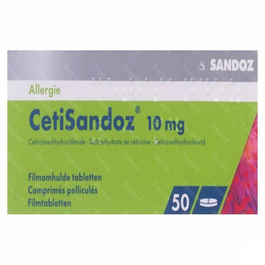 Cetisandoz Sandoz Comp 50 X 10mg
