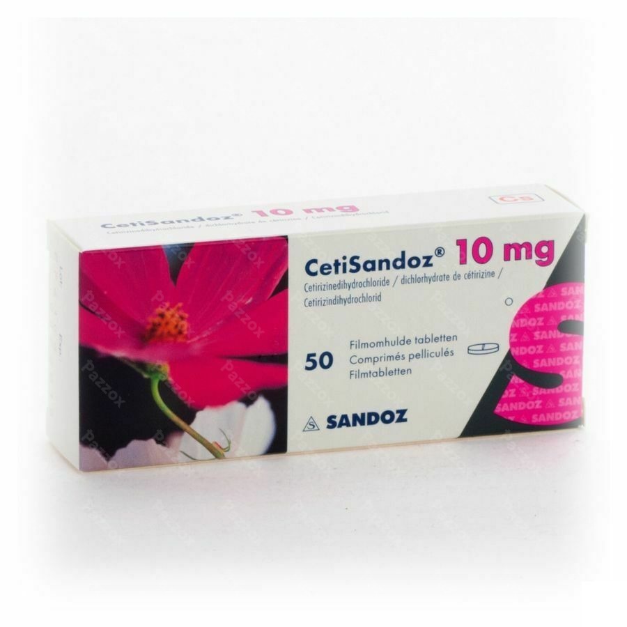 Cetisandoz Sandoz Comp 50 X 10mg