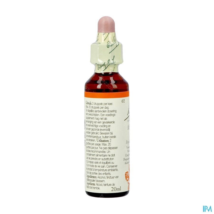 Bach Flower Remedie 02 Aspen 20ml