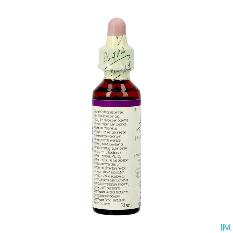 Bach Flower Remedie 18 Impatiens 20ml