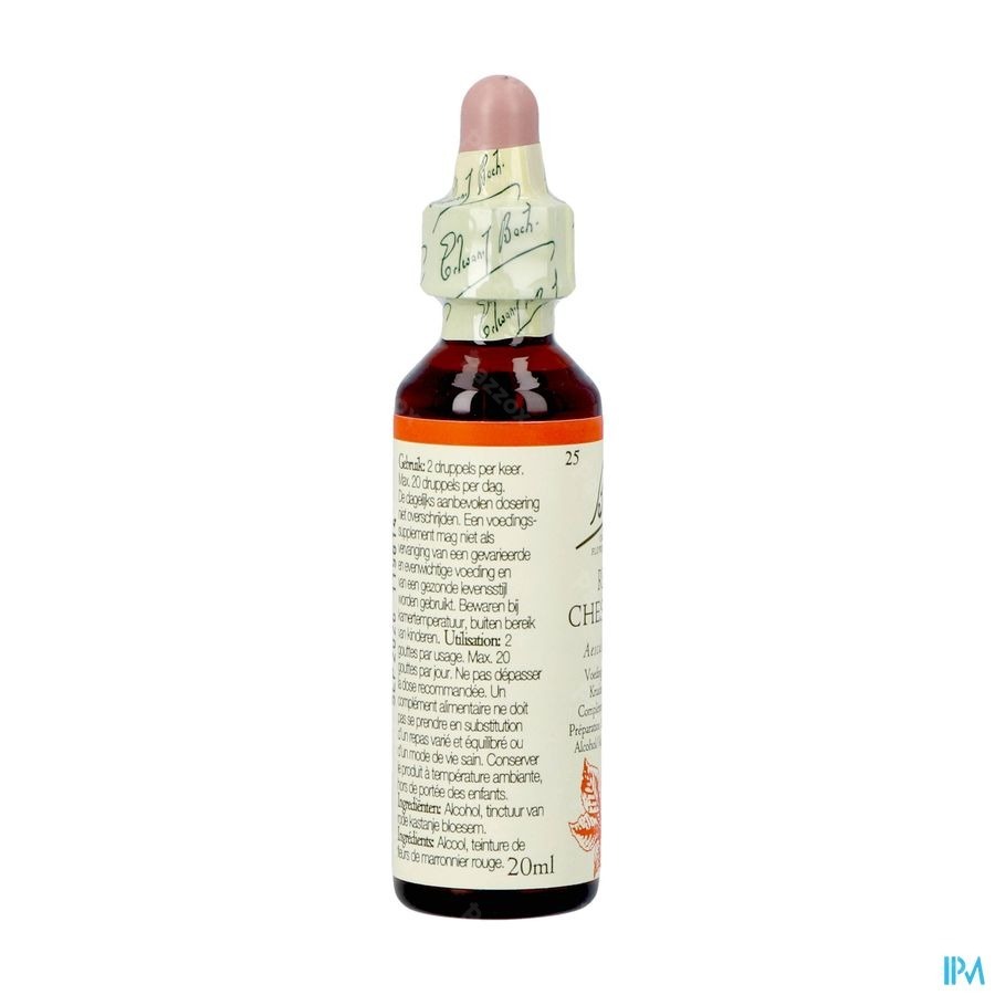 Bach Flower Remedie 25 Red Chestnut 20ml