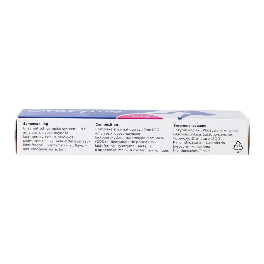Orozyme Canine Dentif Enzymatique Chien Tube 70g