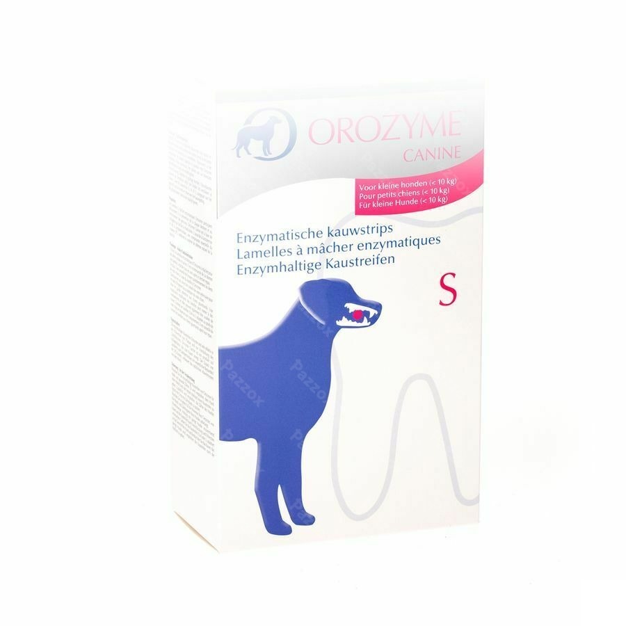 Orozyme Canine S Kauwstrips Enzym.hond <10kg 224g