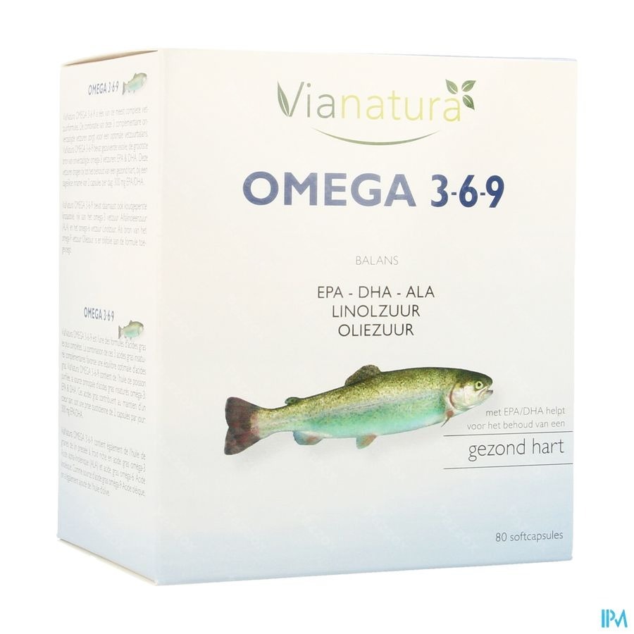 Via Natura Omega 3-6-9 Large Softcaps 80