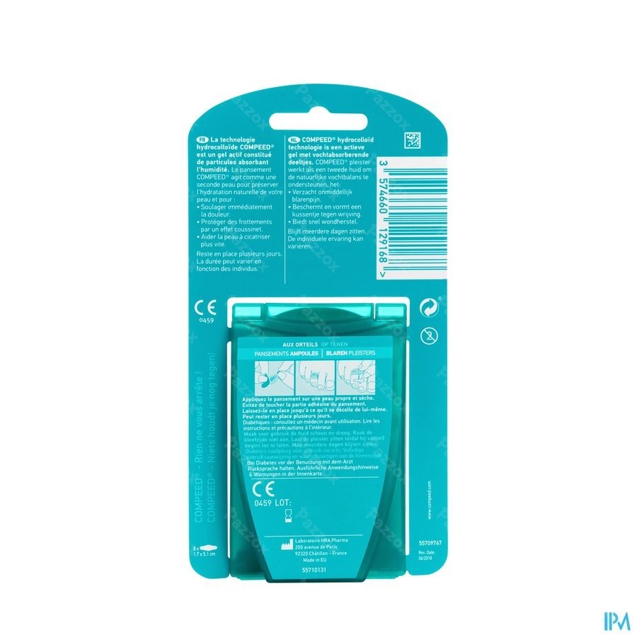 Compeed Blaren Op Tenen Verb Extra Klein 8