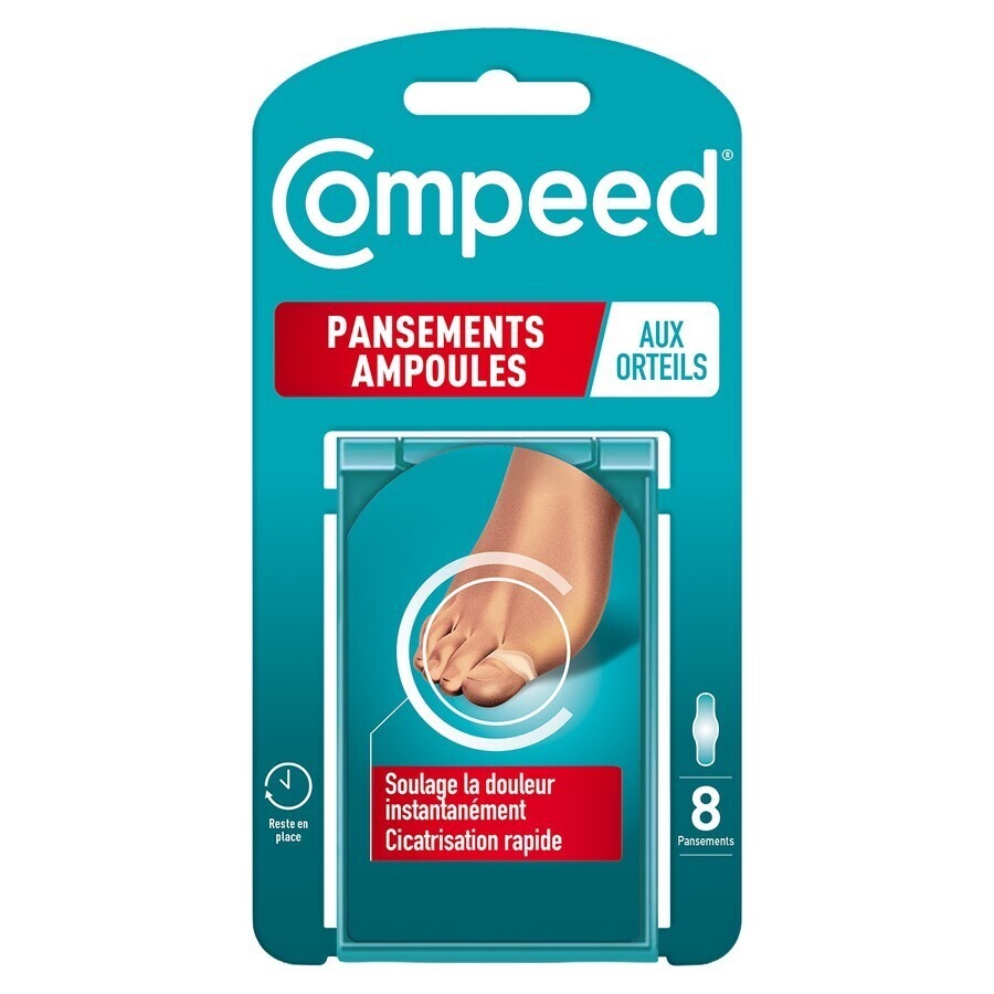 Compeed Ampoules Aux Orteils Pans Extra Petit 8