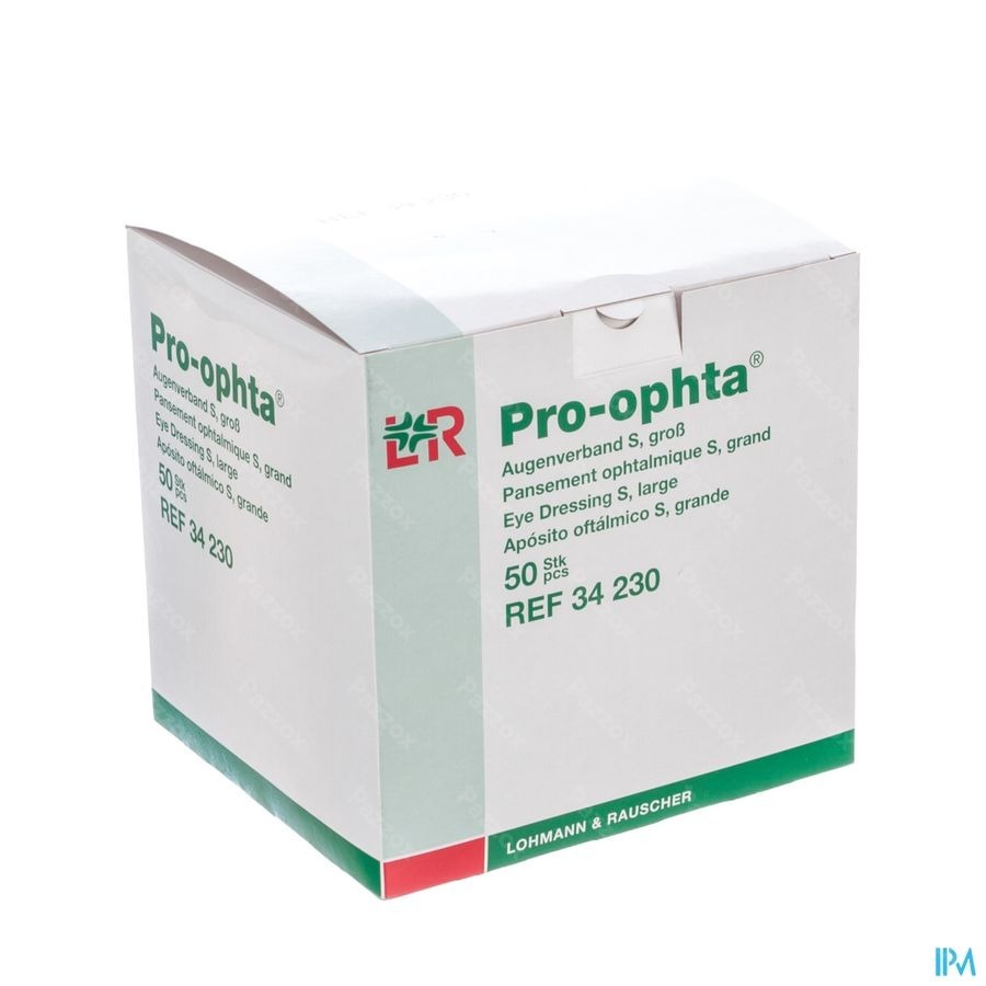 Pro-ophta S Oogverband Groot 50 34230