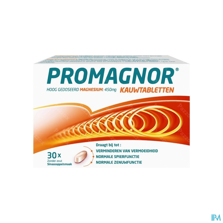 Bacteriën Denemarken Netto Promagnor Magnesium Kauwtabletten 30x450mg kopen - Pazzox