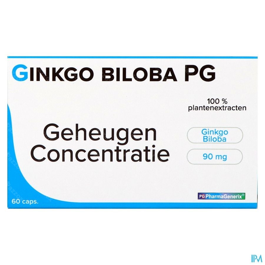 Gingko Biloba Pg Pharmagenerix Caps 60