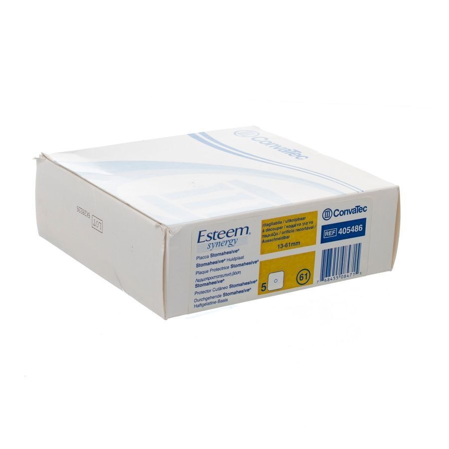 Esteem Synergy Stomahesive Plaq. 13-61mm 5 405486