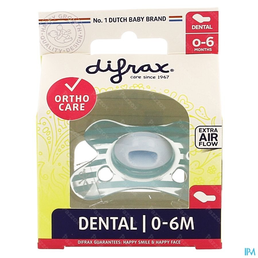 Difrax Sucette Silicone Mini-dental 0-6m 799