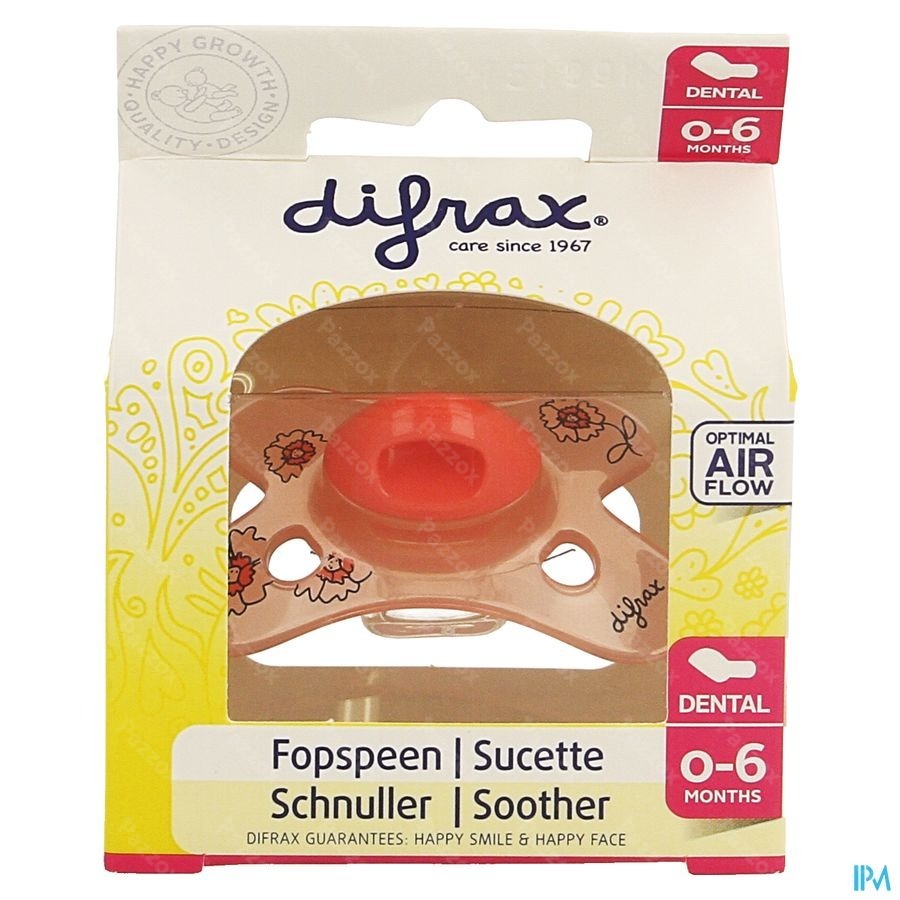 Difrax Sucette Silicone Mini-dental 0-6m 799