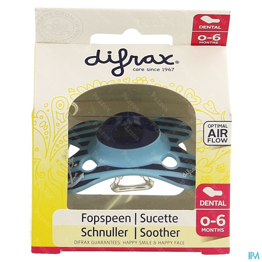Difrax Sucette Silicone Mini-dental 0-6m 799